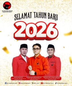 DPC PDI Perjuangan Kabupaten Garut Ucapkan Selamat Tahun Baru 2026, Tegaskan Komitmen Perjuangan untuk Indonesia Berdaulat