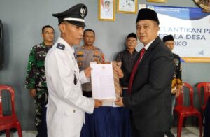 PJ Kepala Desa Maroko Resmi Dilantik, Diharapkan Dorong Kinerja dan Kemajuan Desa