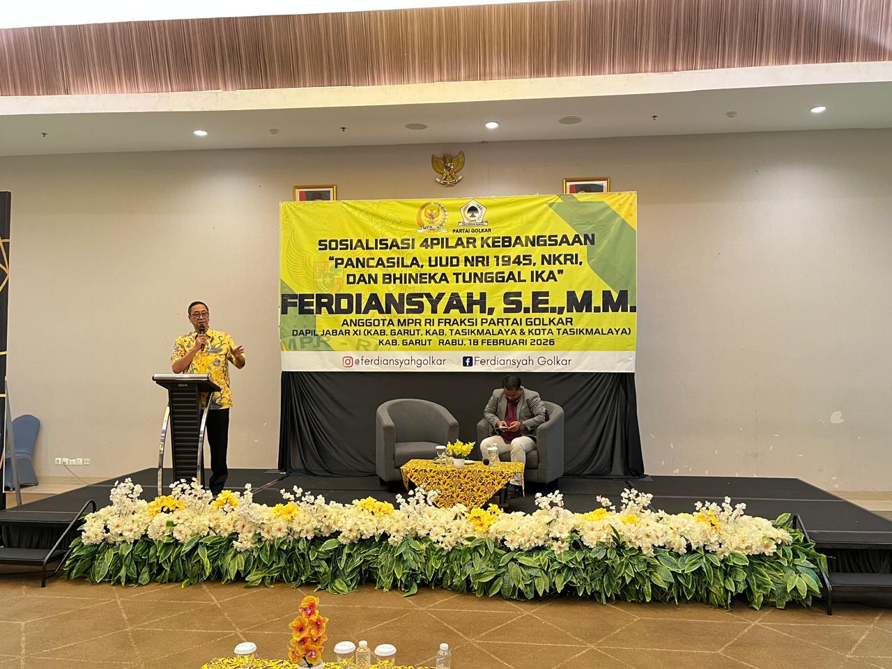 Ferdiansyah Tegaskan Pentingnya Empat Pilar Kebangsaan dalam Sosialisasi di Garut