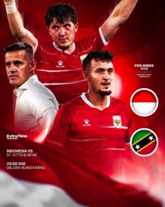 Jadwal Timnas Indonesia vs Saint Kitts And Nevis Hari Ini, Kick-off Pukul 20.00 WIB