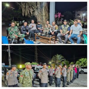 Sinergi Aparat di Cibalong, Patroli Malam Idul Fitri Digelar Demi Jaga Kondusivitas Wilayah