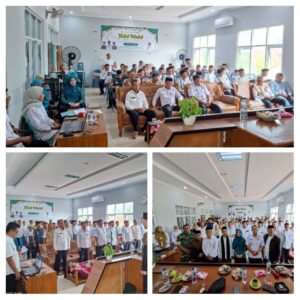 Silaturahmi Halal Bihalal di Aula Kecamatan Cibalong, Perkuat Sinergi Antar Instansi