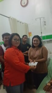 Bang Yusman Dawolo Tunjukkan Politik Kemanusiaan, Gerakan Rakyat Jenguk Anak Sakit di RSU Bethesda