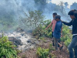 Pelaku berinisial DW ( 44 )Karhutla di Bengkalis Ditangkap Kurang dari 24 Jam