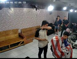 Ending Terungkap! Oknum Polisi Todong Tukang Pangkas di Medan 