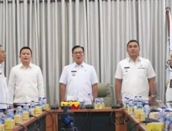 Bupati dan wakil Bupati  Rapat kordinasi untuk Penanganan Kesediaan LPG 3 Kg Wilayah Nias Selatan Sumatera utara.