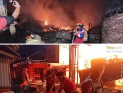 Tiga Rumah di Tebing Tinggi Terbakar, Awalnya dari Ledakan di Warung Bakso