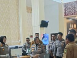 Kasat Lantas Polres Bengkalis mendampingi Tim RBP Polda Riau Laksanakan pengecekan Mall Pelayanan Publik Kabupaten Bengkalis